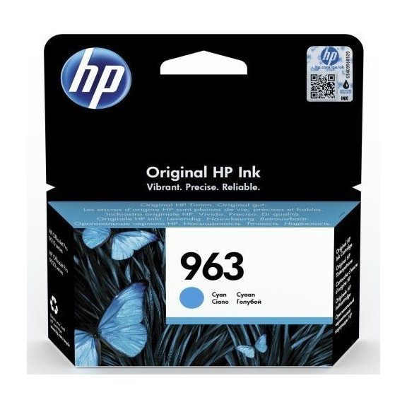 Hp tinta 3JA27AE (963XL) cyan 1,6K (lejárt szavatosságú) Hp tinta 3JA27AE (963XL) cyan 1,6K (lejárt szavatosságú)