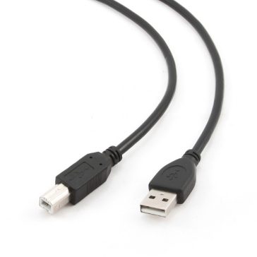   Kábel Usb 2.0 printerkábel 3 M Gembird (CCP-USB2-AMBM-10) fekete,prémium
