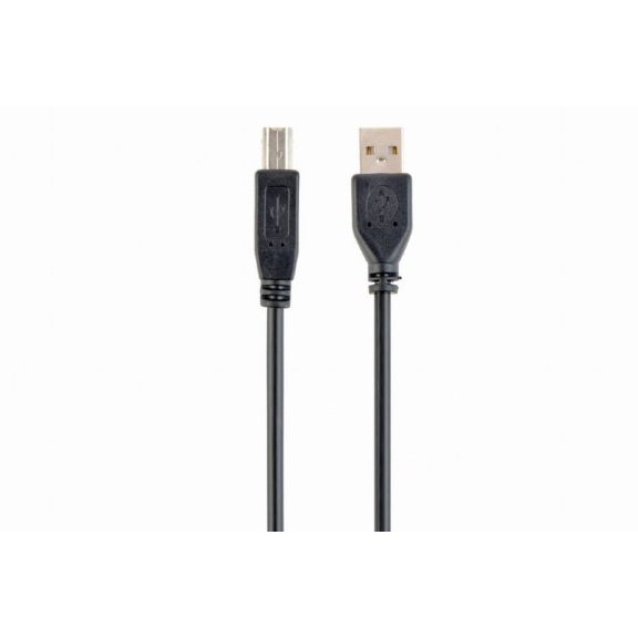 Kábel Usb 2.0 printerkábel 3 M Gembird (CCP-USB2-AMBM-10) fekete,prémium Kábel Usb 2.0 printerkábel 3 M Gembird (CCP-USB2-AMBM-10) fekete,prémium