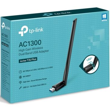   Tp-Link hálózati adapter USB Wless WiFi Archer T3U Plus AC-1300 Dual Band