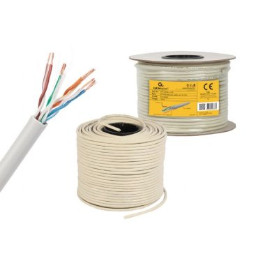   Kábel UTP CAT 5E LAN kábel sodrott 100 M (CCA) Gembird (UPC-5004E-L/100)