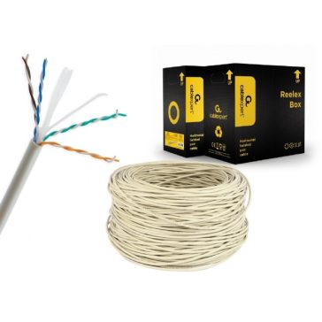   KÁBEL CAT6 UTP LAN kábel (prémium CCA), tömör, Eca, 305 m GEMBIRD(UPC-6004SE-SOL)