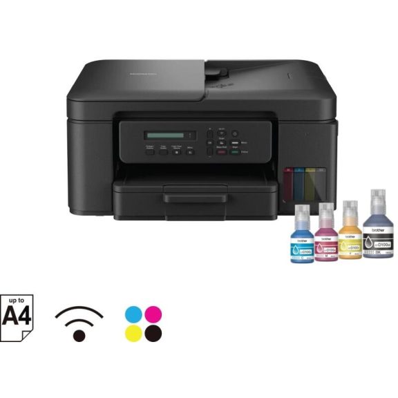 Nyomtató Brother DCP-T730DW Wifi Tintasugaras multi duplex (BTD100BK, BTD100 C,M,Y)