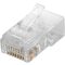 Goobay RJ-45 CAT6 UTP moduláris csatlakozó (10 db/csomag, ár/csomag)