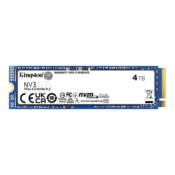 SSD Kingston NV3 M.2 PCIe 4.0 2280 NVMe 4TB