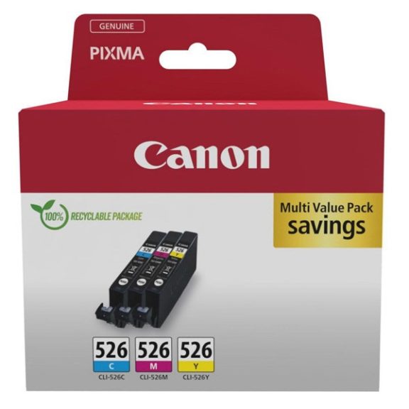 Canon tinta CLI526 multipack (black, cyan, magenta, yellow) Canon tinta CLI526 multipack (black, cyan, magenta, yellow)
