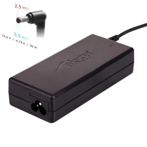 Notebook adapter Toshiba 19V/4.74A 90W 5.5 x 2.5 mm ( AK-ND-10 ) Notebook adapter Toshiba 19V/4.74A 90W 5.5 x 2.5 mm ( AK-ND-10 )