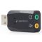 Gembird SC-USB2.0-01 virtus plus USB hangkártya