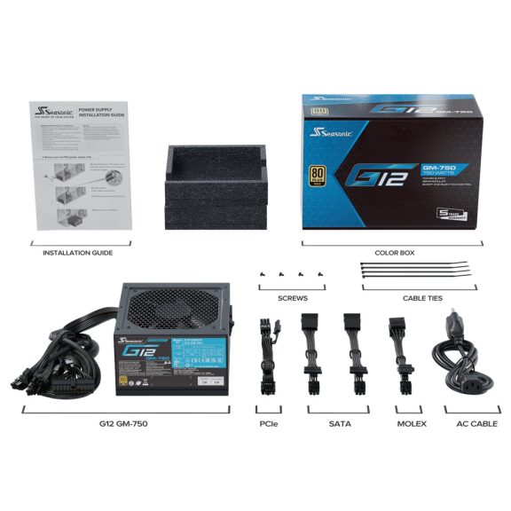 Táp Seasonic G12 GM-750 750W