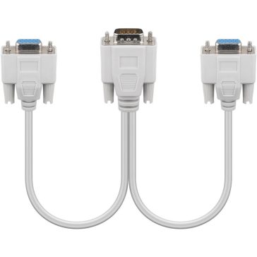 Goobay VGA Y-elosztó kábel, 20 cm