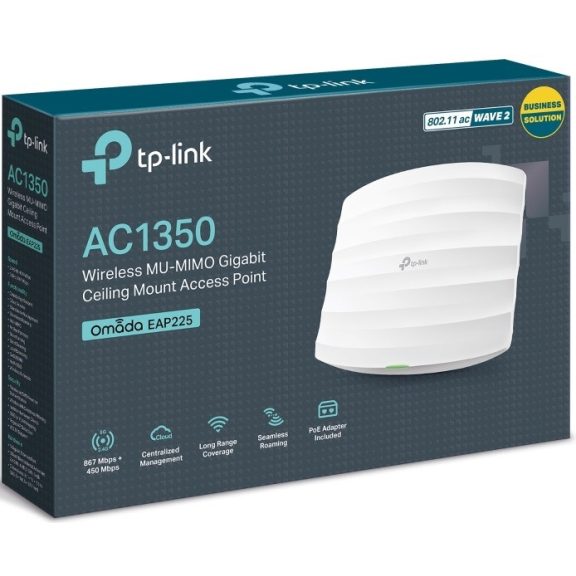 Tp-Link Access Point AC EAP245 vezeték nélküli 1750MBPS Tp-Link Access Point AC EAP245 vezeték nélküli 1750MBPS