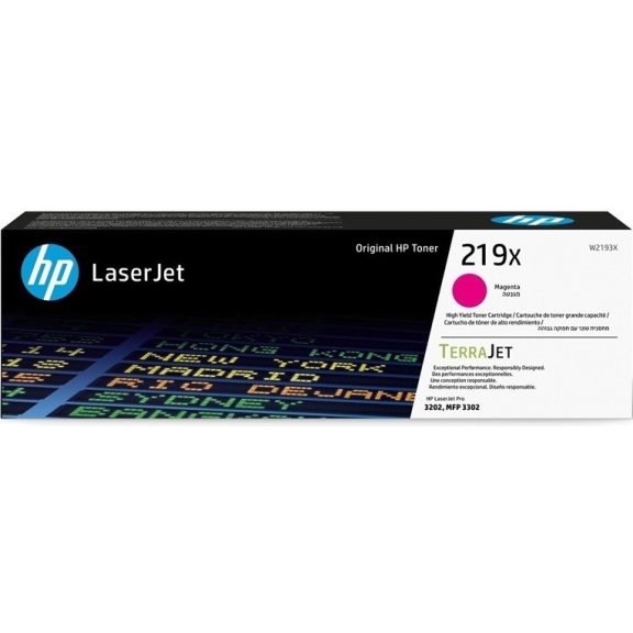 Hp toner W2193X (219X) magenta 2,5K Hp toner W2193X (219X) magenta 2,5K