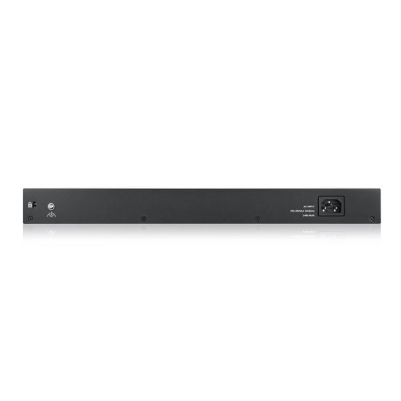 Zyxel GS190048HPV2 48-port Gigabit L2 menedzselhető switch, 2-port Gigabit SFP, 24-port PoE+