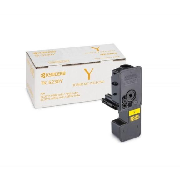 Kyocera toner TK5230Y yellow, 2.2k Kyocera toner TK5230Y yellow, 2.2k