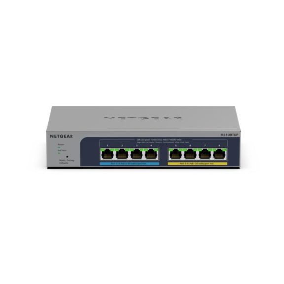Netgear MS108TUP-100EUS 8-port 2.5 Gigabit switch Netgear MS108TUP-100EUS 8-port 2.5 Gigabit switch