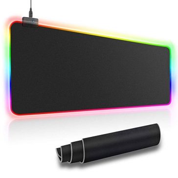iMice gamer egérpad, PD-05, RGB, 30X80 cm