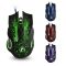 iMice vezetékes optikai gamer egér X9, 2400DPI, USB, fekete