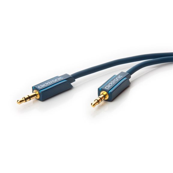 Clicktronic Jack 3,5 mm kábel 1m, kék Clicktronic Jack 3,5 mm kábel 1m, kék