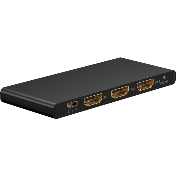 Goobay HDMI splitter 2 port (4K 60 Hz) Goobay HDMI splitter 2 port (4K 60 Hz)
