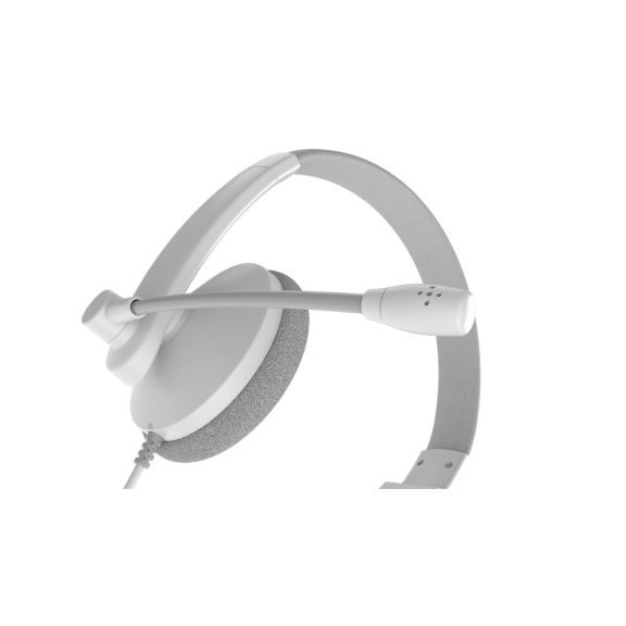 Meetion HP002U  USB Call Center fejhallgató fehér