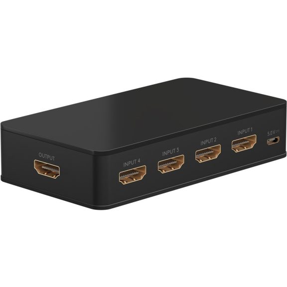 Goobay HDMI switch 4 port (4K 60 Hz) Goobay HDMI switch 4 port (4K 60 Hz)