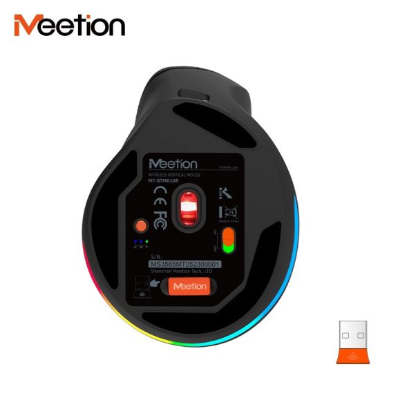 Meetion MT-BTM010R jobbkezes ergonómikus wireless egér Meetion MT-BTM010R jobbkezes ergonómikus wireless egér
