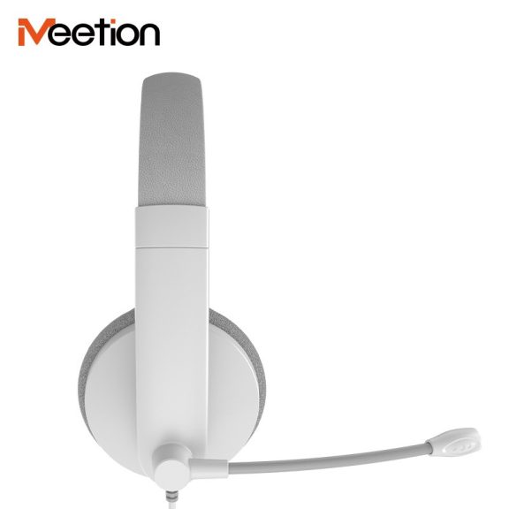 Meetion HP003 3,5 jack mikrofonos fejhallgató fehér