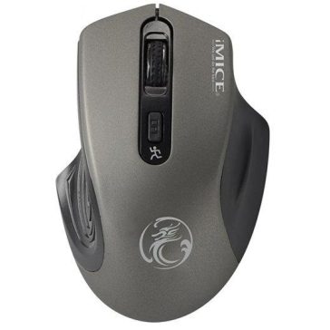   iMice  vezeték nélküli optikai egér, E-1800, 1600DPI, USB, szürke