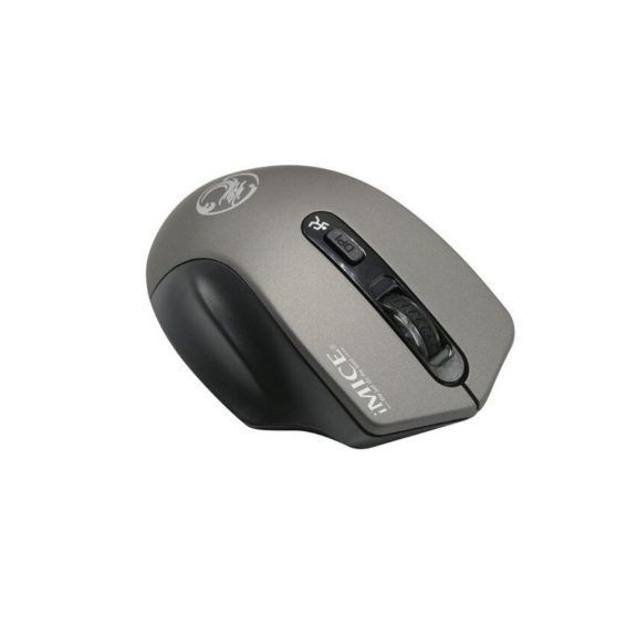 iMice vezeték nélküli optikai egér, E-1800, 1600DPI, USB, szürke iMice vezeték nélküli optikai egér, E-1800, 1600DPI, USB, szürke