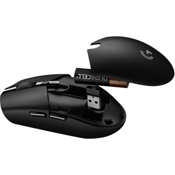 Logitech G305 vezeték nélküli gamer egér, fekete, szürke (910-005282) Logitech G305 vezeték nélküli gamer egér, fekete, szürke (910-005282)