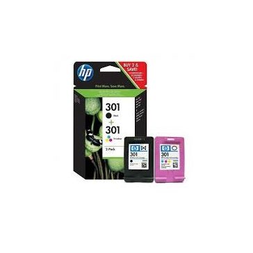 Hp tinta N9J72AE (301) multipack