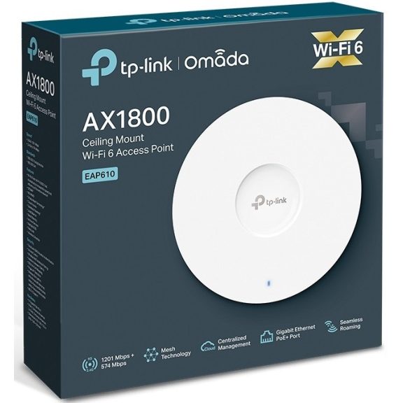 Tp-Link Access Point EAP610 AX1800 WiFi 6 Tp-Link Access Point EAP610 AX1800 WiFi 6