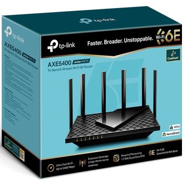 Tp-Link Archer AXE75 router AXE5400 Tri Band Gigabit WiFi 6E