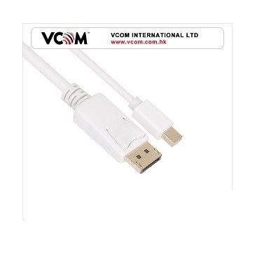   VCOM kábel mini Displayport 1.2V - Displayport 1.2V 1,8m, fehér (CG681-1.8)