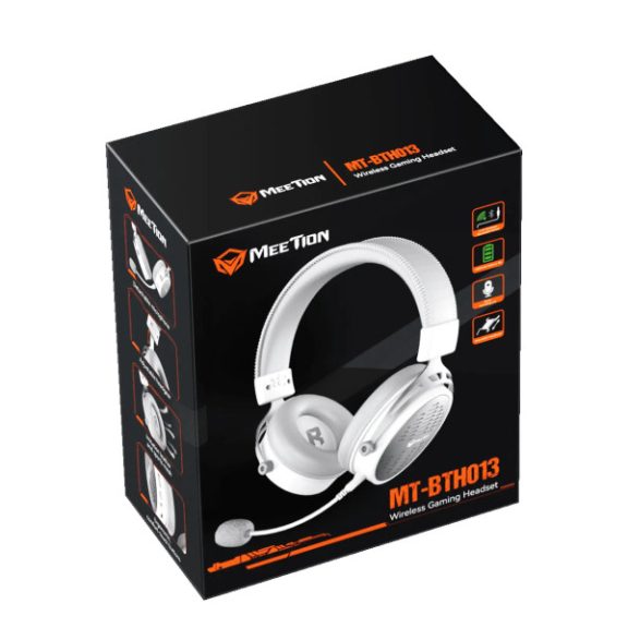 Meetion BTH013 Vezetékes+2,4G+Bluetooth gamer fejhallgató (fehér) Meetion BTH013 Vezetékes+2,4G+Bluetooth gamer fejhallgató (fehér)