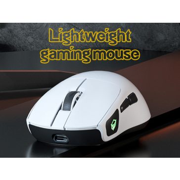 Meetion GW12 2,4G+Bluetooth+vezetékes gamer egér  (fehér)