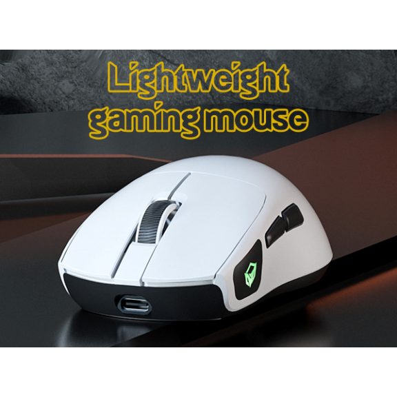 Meetion GW12 2,4G+Bluetooth+vezetékes gamer egér (fehér) Meetion GW12 2,4G+Bluetooth+vezetékes gamer egér (fehér)