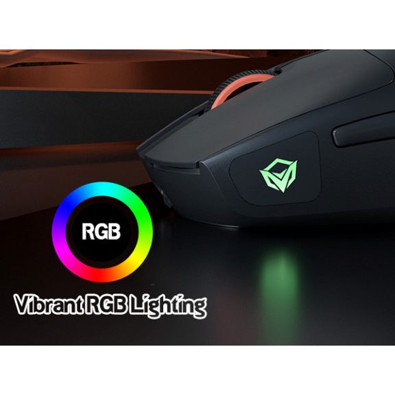 Meetion GW12 2,4G+Bluetooth+vezetékes gamer egér (fekete) Meetion GW12 2,4G+Bluetooth+vezetékes gamer egér (fekete)