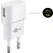 Goobay hálózati töltő 5W USB-A, fehér