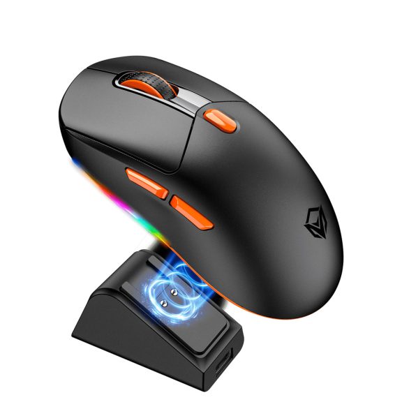 Meetion GW38 Vezetékes+2,4G+Bluetooth gamer egér töltődokkolóval fekete Meetion GW38 Vezetékes+2,4G+Bluetooth gamer egér töltődokkolóval fekete