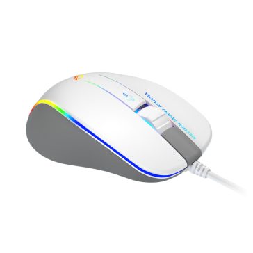 Meetion MT-GM23 gamer egér White-Gray