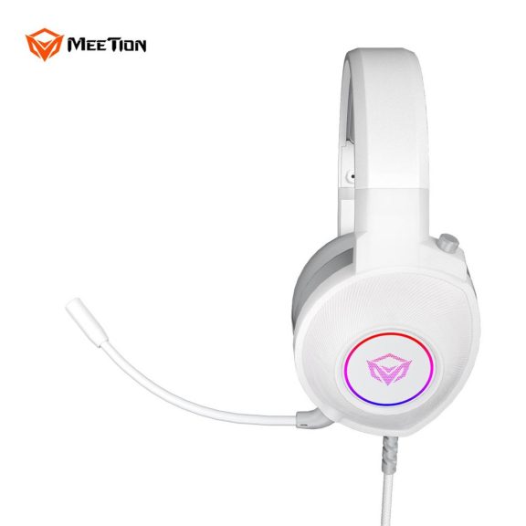 Meetion MT-HP012   7.1 gamer fejhallgató White