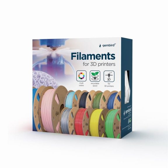 Gembird filament ABS Filament Yellow, 1.75 mm, 1 kg
