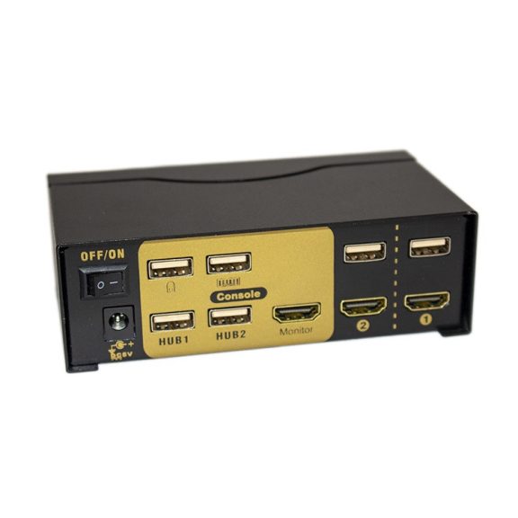 VCOM 2 portos HDMI KVM switch, fém ház (DD222) VCOM 2 portos HDMI KVM switch, fém ház (DD222)