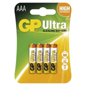 Elem GP Ultra alkáli AAA LR03) 4db/csomag  (ár/cs)