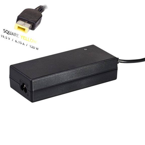 Notebook adapter Lenovo 19.5V/6.15A 120W Square Yellow ( AK-ND-52 ) Notebook adapter Lenovo 19.5V/6.15A 120W Square Yellow ( AK-ND-52 )