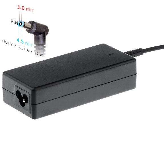 Notebook adapter Dell 19.5V/2.31A 45W 4.5 x 3.0 mm ( AK-ND-68 ) Notebook adapter Dell 19.5V/2.31A 45W 4.5 x 3.0 mm ( AK-ND-68 )
