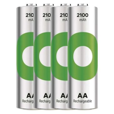 GP ReCyko NiMH Akkumulátor HR6 (AA) 2100mAh 4db (ár/csom)