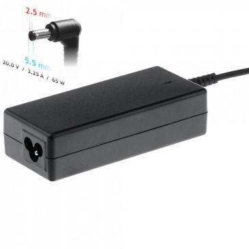   Notebook adapter Fujitsu Siemens 20V/3.25A 65W 5.5x2.5mm ( AK-ND-17 )