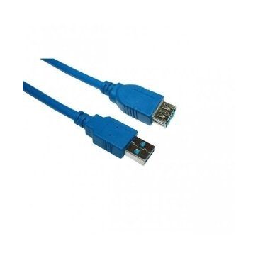   VCOM kábel USB 3.0 hosszabbítókábel 3m kék, prémium (AMAF)